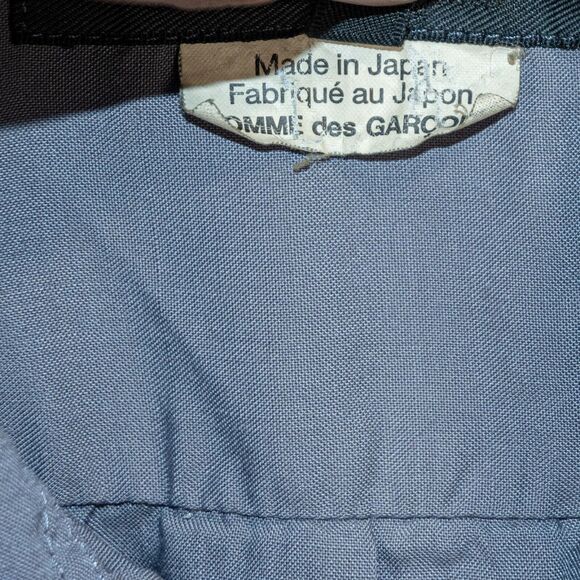 COMME des GARCONS Homme Deux Short Sleeve Button up Shirt gray made in japan S - Picture 6 of 6